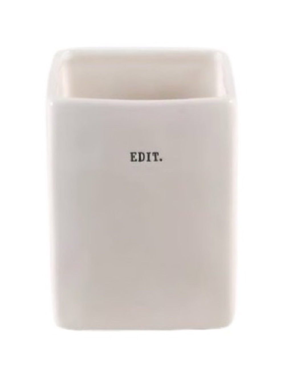 Rae Dunn Artisan Collection “EDIT. Ceramic Pencil Holder Desk Organizer